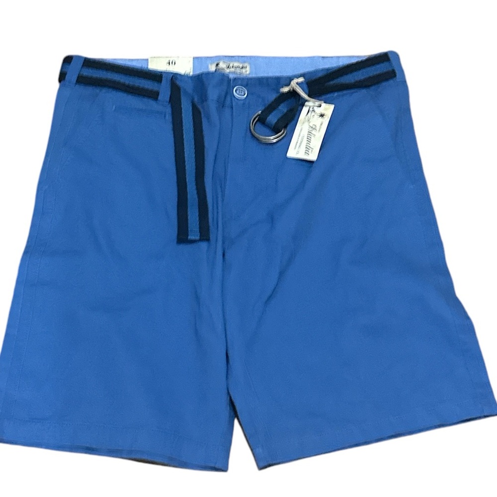Islandia Clothing Co Mens Shorts Blue Size 40 NWT